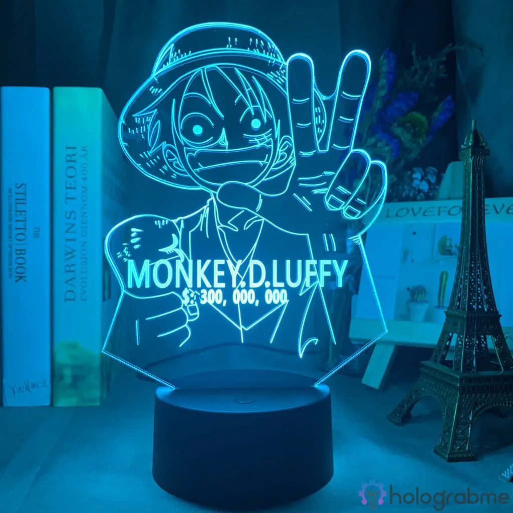 One Piece Lamp - Monkey D. Luffy