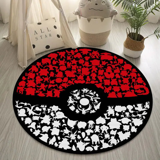 Pokemon inspired area rug