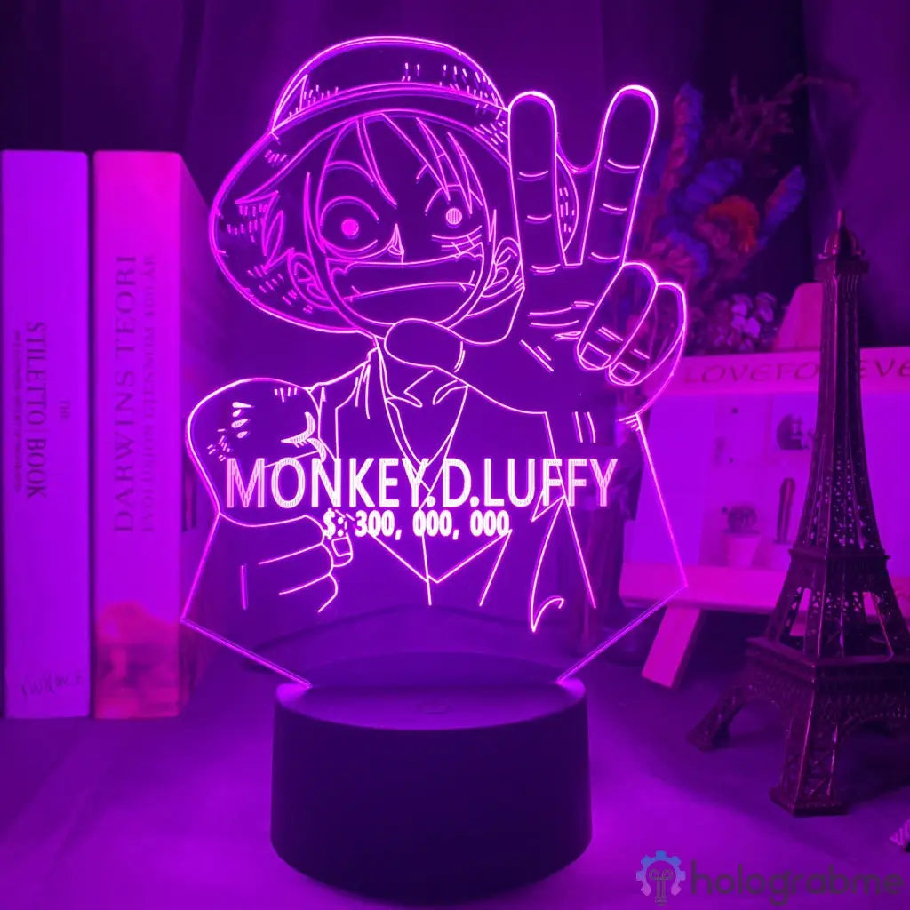 One Piece Lamp - Monkey D. Luffy