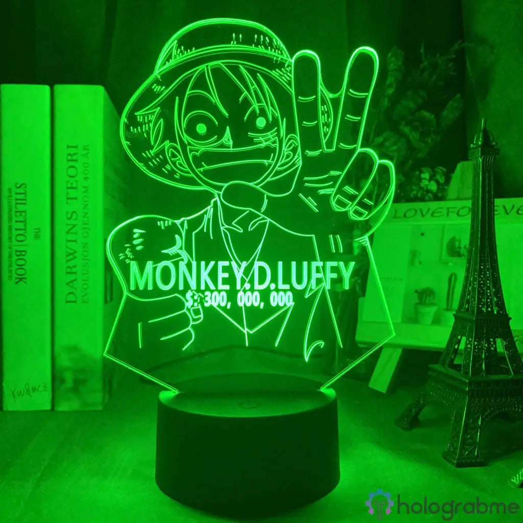 One Piece Lamp - Monkey D. Luffy